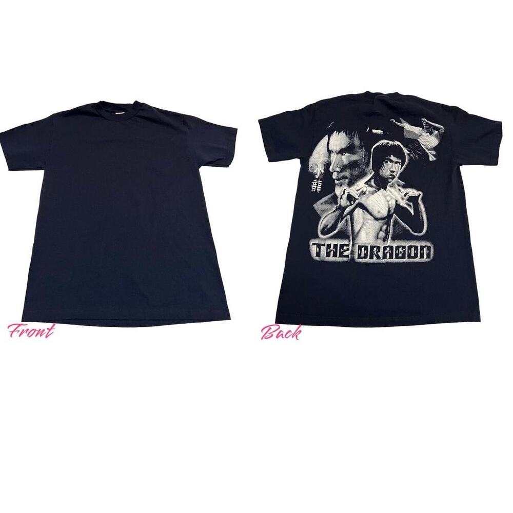 Bruce Lee “The Dragon” T-Shirt  Alstyle Tag Size‎ M | Martial Arts Kung Fu Tee